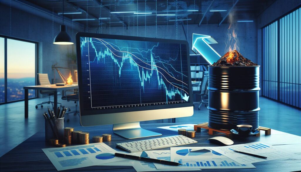 Crypto market decline amid oil price surge