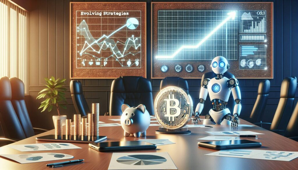 Evolving strategies in cryptocurrency and AI investment