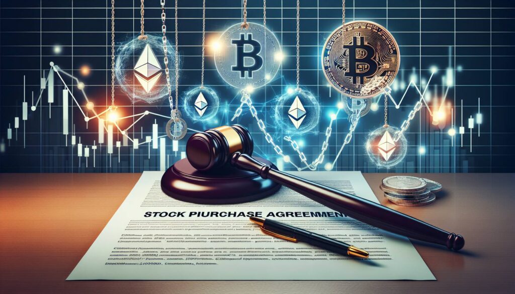 Lawsuit impacts on stock purchase agreements in cryptocurrency