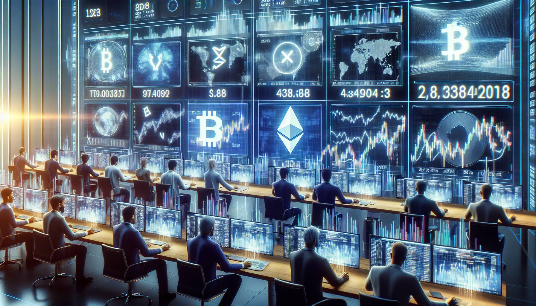 Market pressures in cryptocurrency trading