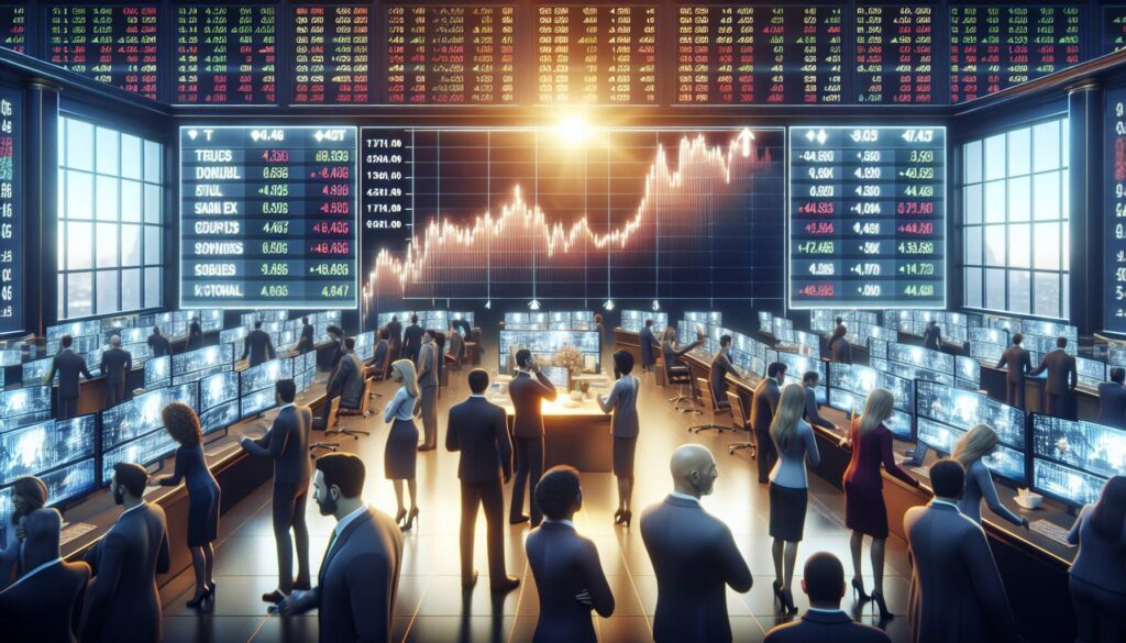 Market surge following ceasefire announcement
