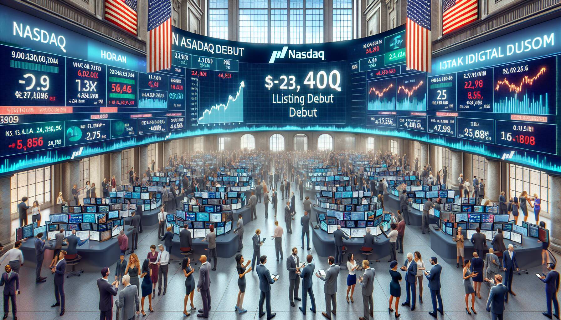 Nasdaq debut signals growth in digital economy