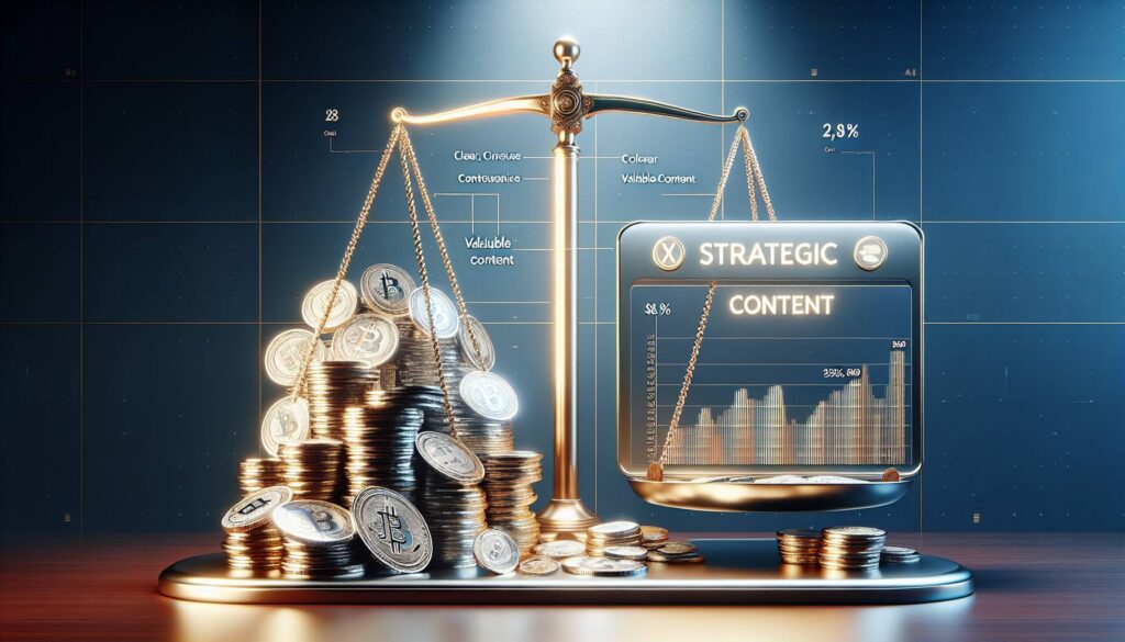 Strategic content importance in the cryptocurrency landscape