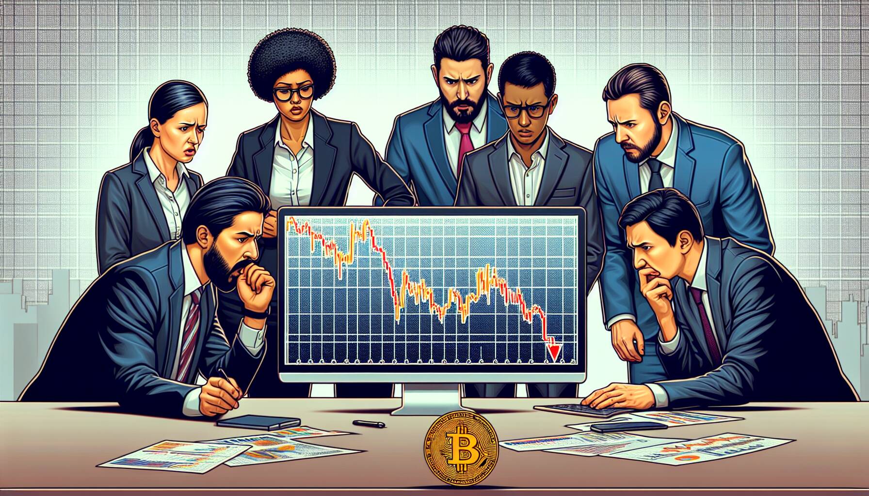 Traders express concern over potential bitcoin decline