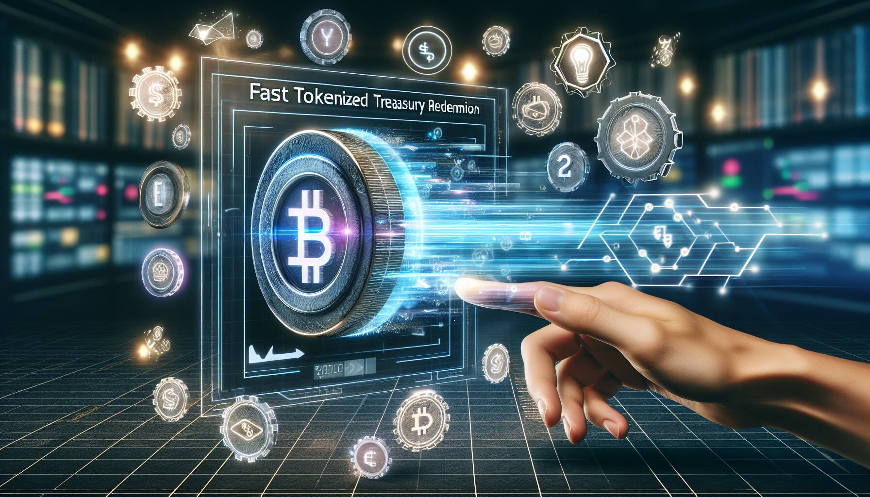 Fast tokenized treasury redemption innovation
