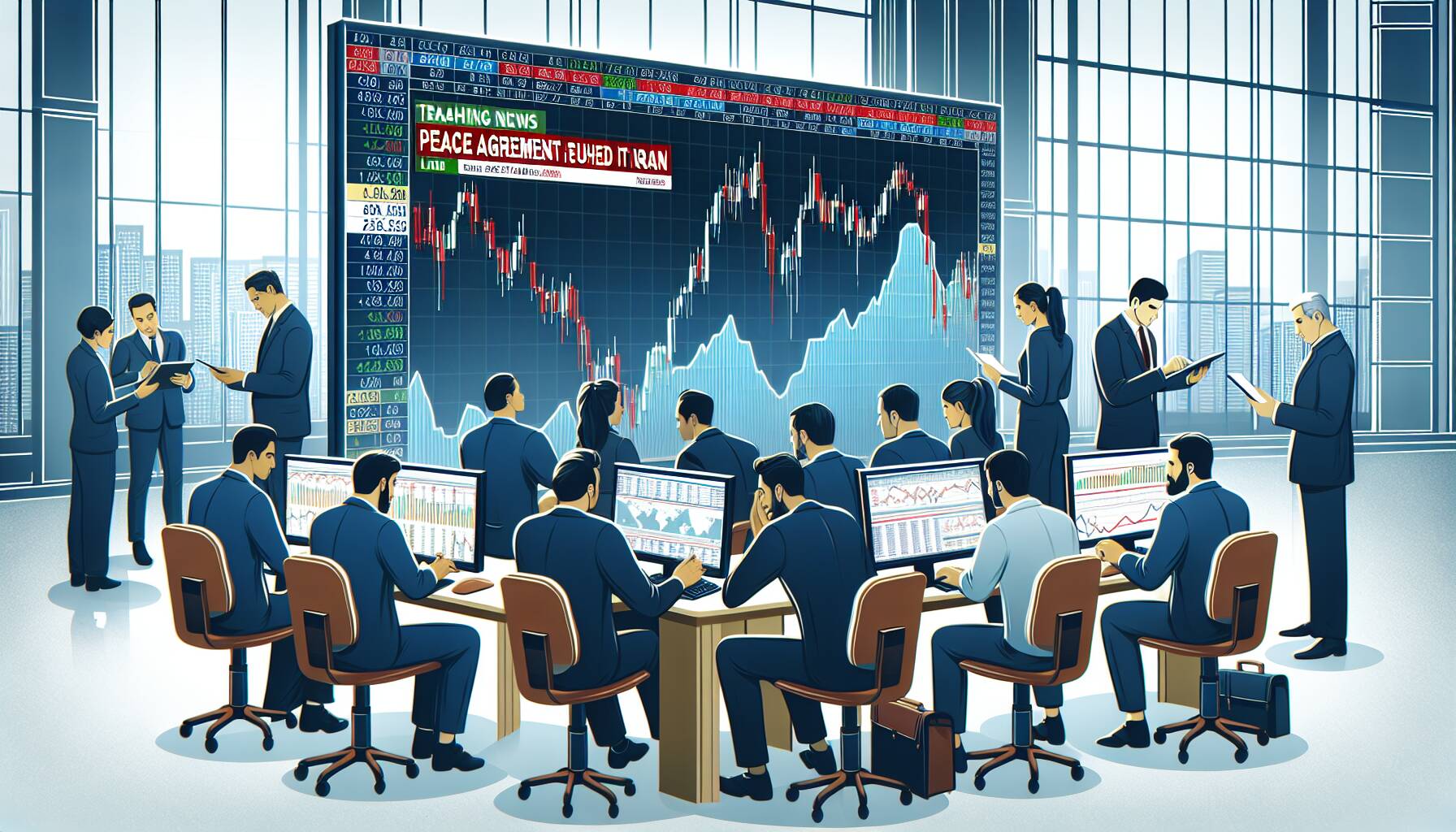 Momentum-Obsessed Traders Seek Clues on Iran Truce - Yahoo Finance