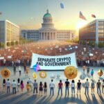 Public demand for separation of government interests and cryptocurrency