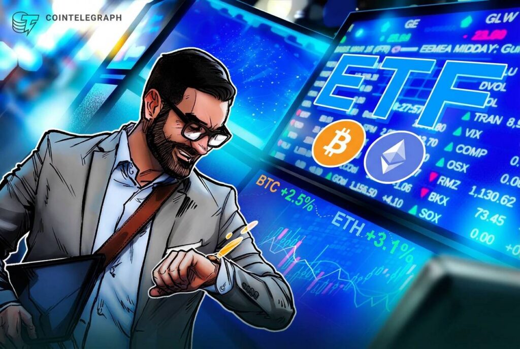 US Spot Crypto ETF Inflows Drop Significantly